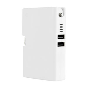 CRG020, POWER BANK KENAI(Batería auxiliar para smartphone. capacidad 5000 mAh y doble puerto USB. Cuenta con clavija para conectarse a un enchufe de pared y conector para cargador de carro. Agitar para verificar el nivel de batería. Incluye cable cargador compatible)