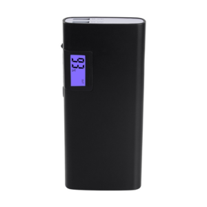 CRG021, POWER BANK ONUS(Batería auxiliar para smartphone. capacidad 10.000 mAh. Cuenta con 2 salidas USB. linterna de 1 LED y display para mostrar el nivel de batería. Incluye estuche y cable cargador compatible con USB y micro USB.)