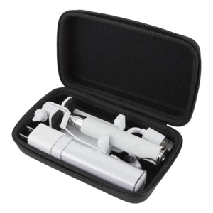 SET006, KIT KEIBU(Incluye mini selfie stick. batería auxiliar de 2200 mAh con cable USB-Micro USB y adaptador de corriente con entrada USB. Incluye estuche.)